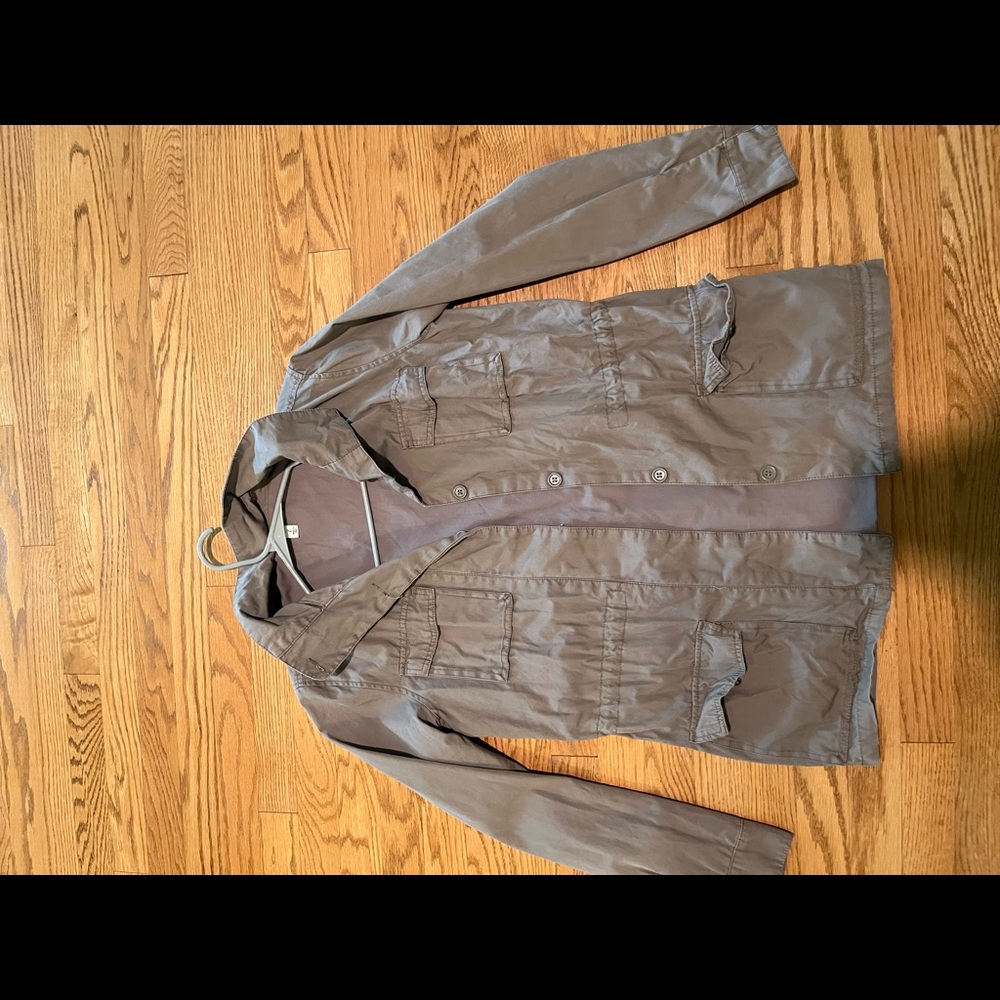 Tan Oversized Utility Jacket
